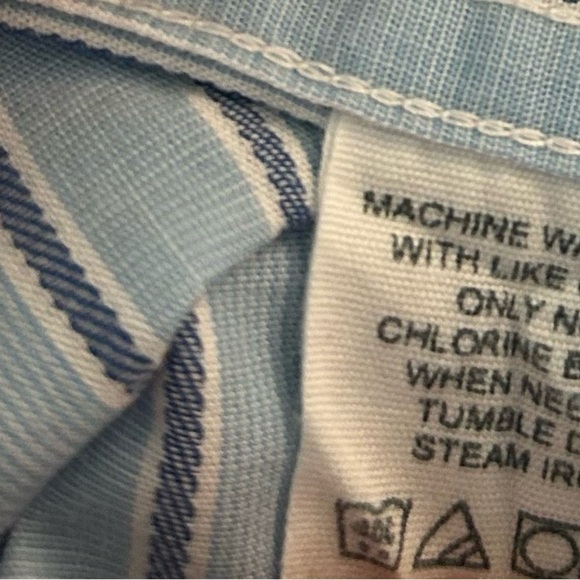 Bass Shirt - Blue with Stripes, Large excellent condition - Picture 7 of 7